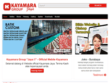 Tablet Screenshot of kayamara.com